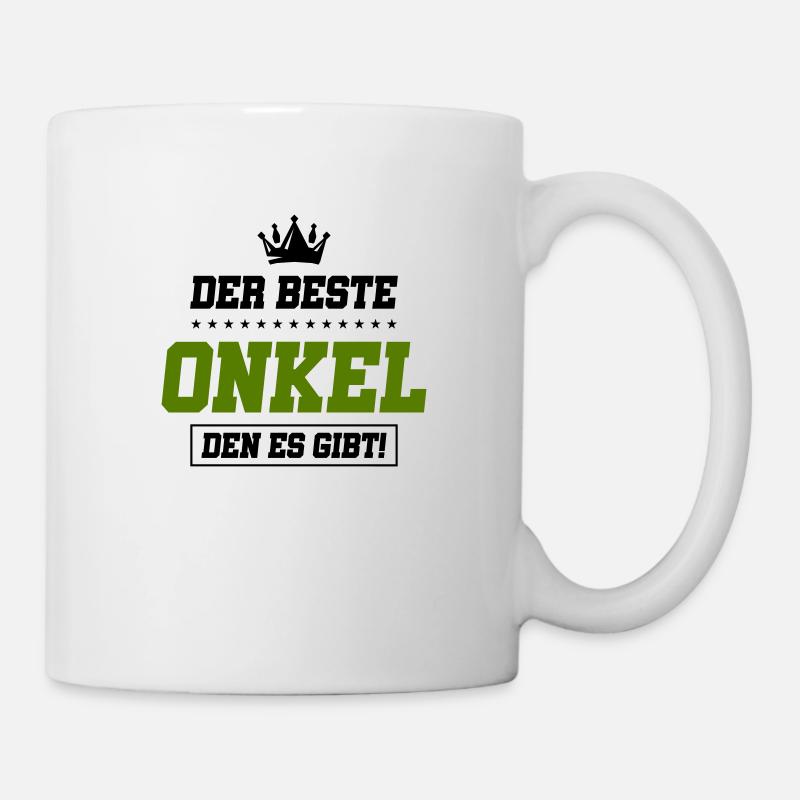 Der beste Onkel de es Gibt - Tasse - Weiß