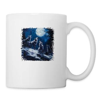 The wolf as a symbol of the - Mug - white - Right