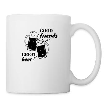 Good Friends, Great Beer - Mug - white - Right