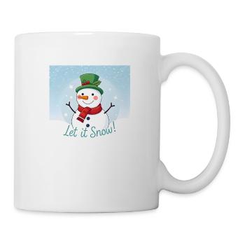 Let it Snow - Tasse - Weiß - Rechts