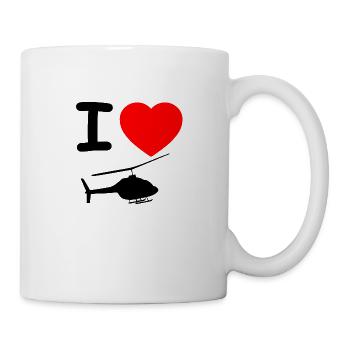 Helicopter - Mug - white - Right