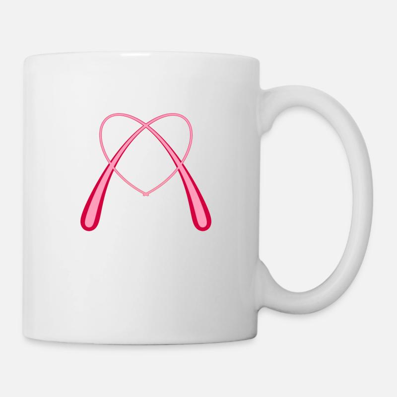 Unique Pink Love Heart - Mug - white