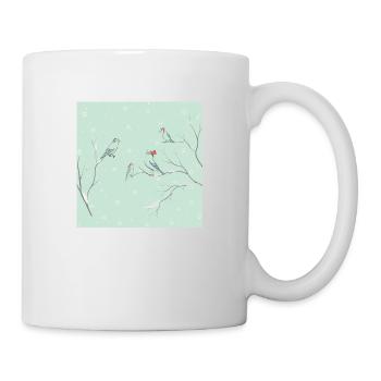 Famille de Noël de la famille Weihnachten - Mug blanc - blanc - Droite