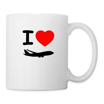 Flugzeuge - Tasse - Weiß - Rechts