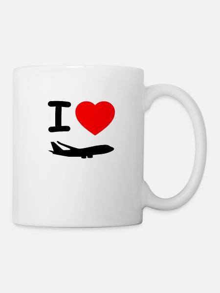 Flugzeuge - Tasse - Weiß