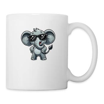 Elephant Sunglasses - Mug - white - Right