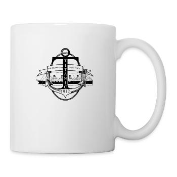 Titanic anchor and boat - Mug - white - Right