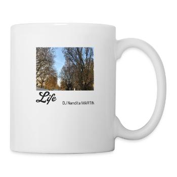 Life - Mug blanc - blanc - Droite