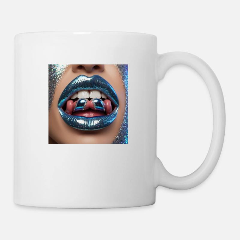 Comic Kiss - Mug - white
