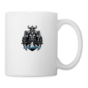Berserker Wikinger, Berserker Schriftzug - Tasse - Weiß - Rechts