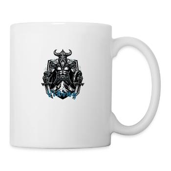 Berserker Wikinger, Viking Schriftzug - Tasse - Weiß - Rechts