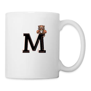 Letter m tiger - gift idea - Mug - white - Right