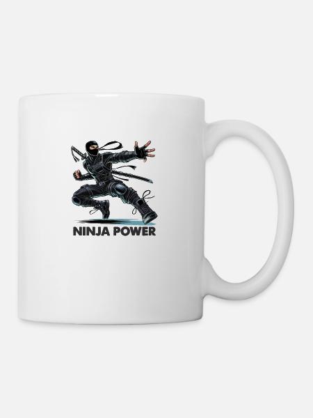 Ninja Power - Tasse - Weiß