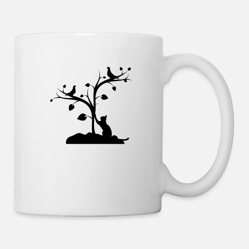 Chat - Mug blanc - blanc