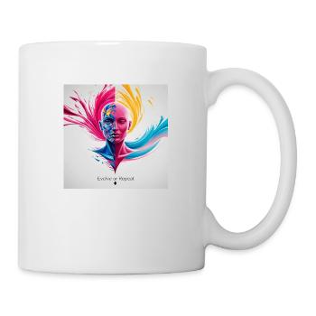 Evolve or repeat - Tasse - Weiß - Rechts