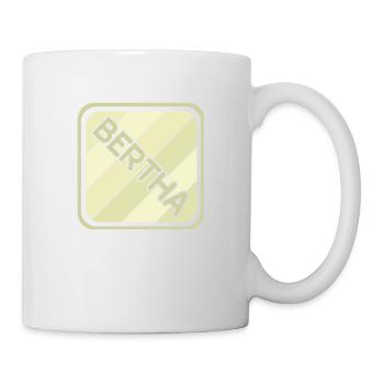 Bertha comme prénom de fille - Mug blanc - blanc - Droite