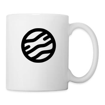 Planet - Tasse - Weiß - Rechts