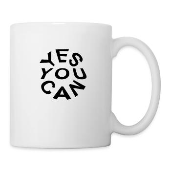 Yes you can - Mug blanc - blanc - Droite