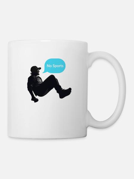 No Sports - Tasse - Weiß