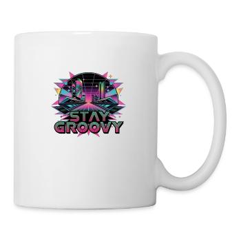 Stay groovy - Tasse - Weiß - Rechts