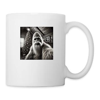 Funny Bigfoot Sasquatch Christmas - Mug - white - Right