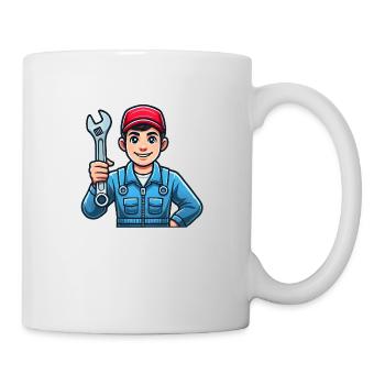 KFZ Mechaniker - Tasse - Weiß - Rechts