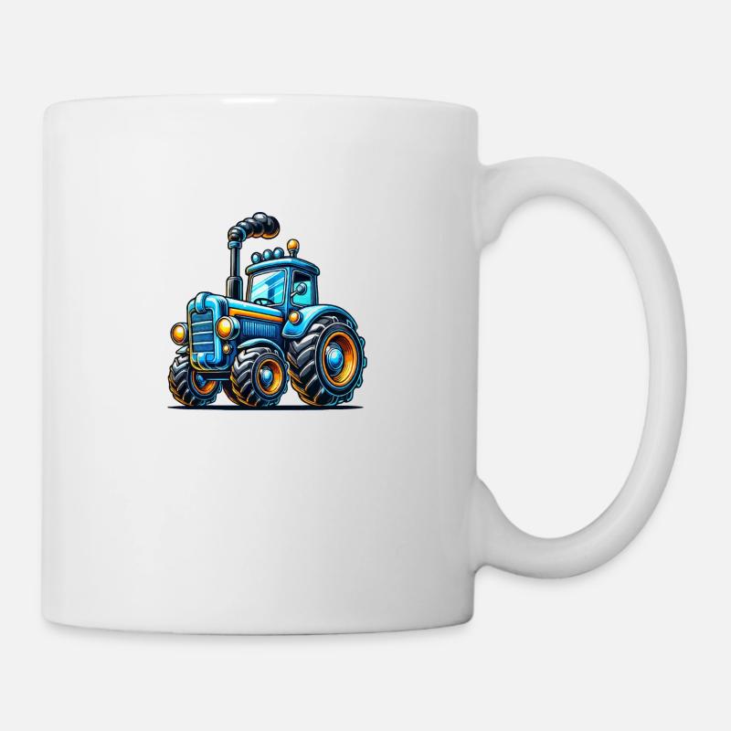 Traktor - Tasse - Weiß