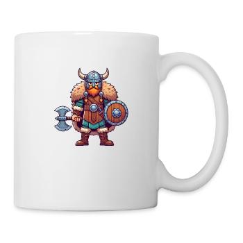 Wikinger Comic - Tasse - Weiß - Rechts