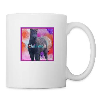 Indie chillt - Tasse - Weiß - Rechts