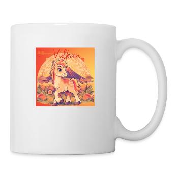 Vulkan ist da ! - Tasse - Weiß - Rechts