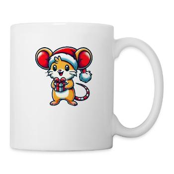 Noël Souris - Mug blanc - blanc - Droite