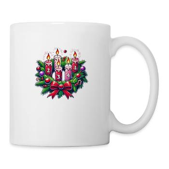 Advent wreath - Mug - white - Right