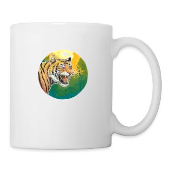 Tigre - Mug blanc - blanc - Droite