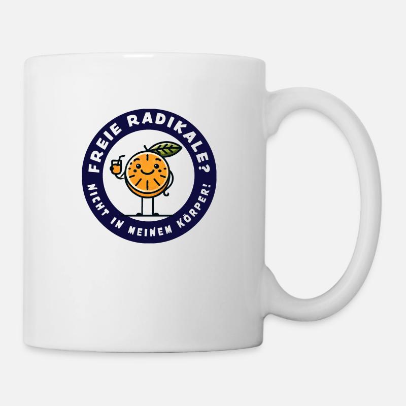 Freie Radikale - Tasse - Weiß