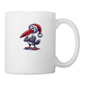 Pelikan Weihnachten - Tasse - Weiß - Rechts