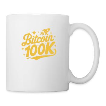 Bitcoin 100K - Mug blanc - blanc - Droite