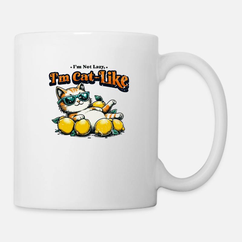 Je suis comme un chat - Mug blanc - blanc