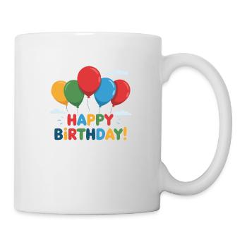 BON ANNIVERSAIRE - Mug blanc - blanc - Droite