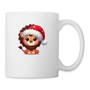 Lion Weihnachten - Tasse - Weiß - Rechts