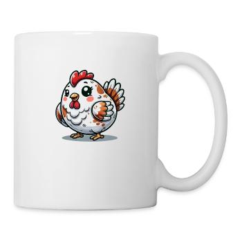 Poulet - Mug blanc - blanc - Droite