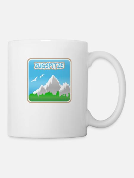 Bergsteigen Zugspitze - Tasse - Weiß