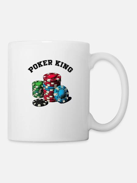 Poker King - Tasse - Weiß