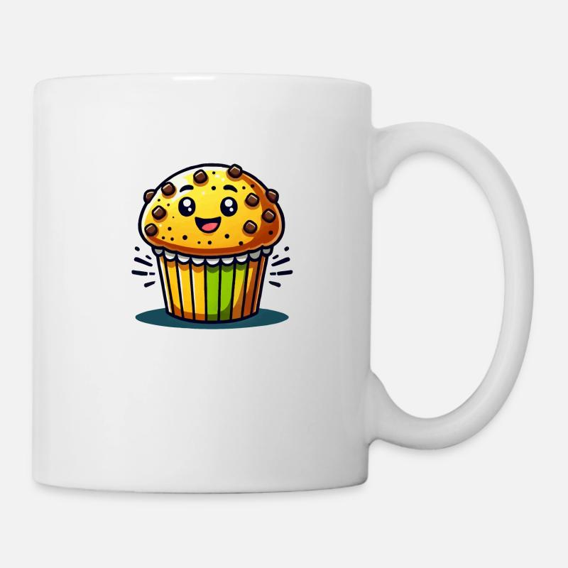 Muffin Comic - Tasse - Weiß
