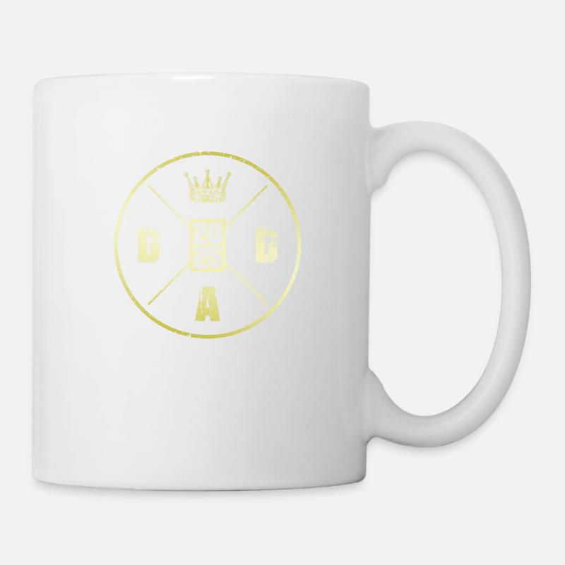 Dad 2025 Vaterschaft Papa - Tasse - Weiß