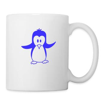 Mignon pingouin antarctique pôle sud zoo animal oiseau cool - Mug blanc - blanc - Droite