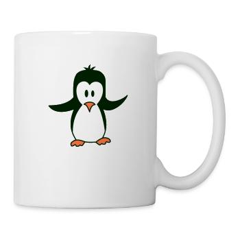 Mignon pingouin antarctique pôle sud zoo animal oiseau cool - Mug blanc - blanc - Droite