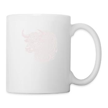 Taureau Tribal - Mug blanc - blanc - Droite
