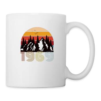 Jahrgang 1969 - Tasse - Weiß - Rechts