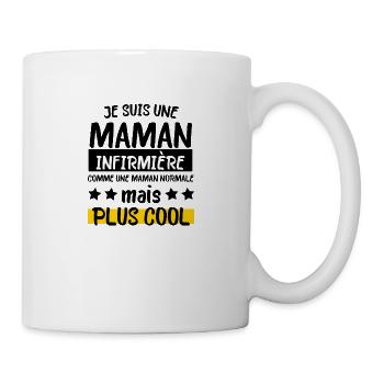 Je suis une maman infirmière - Mug blanc - blanc - Droite