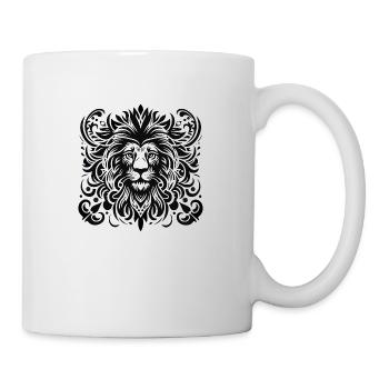 Löwe - Tasse - Weiß - Rechts